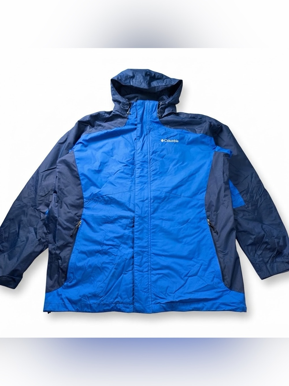 Columbia Interchange Waterproof Jacket Blue/Navy XLT